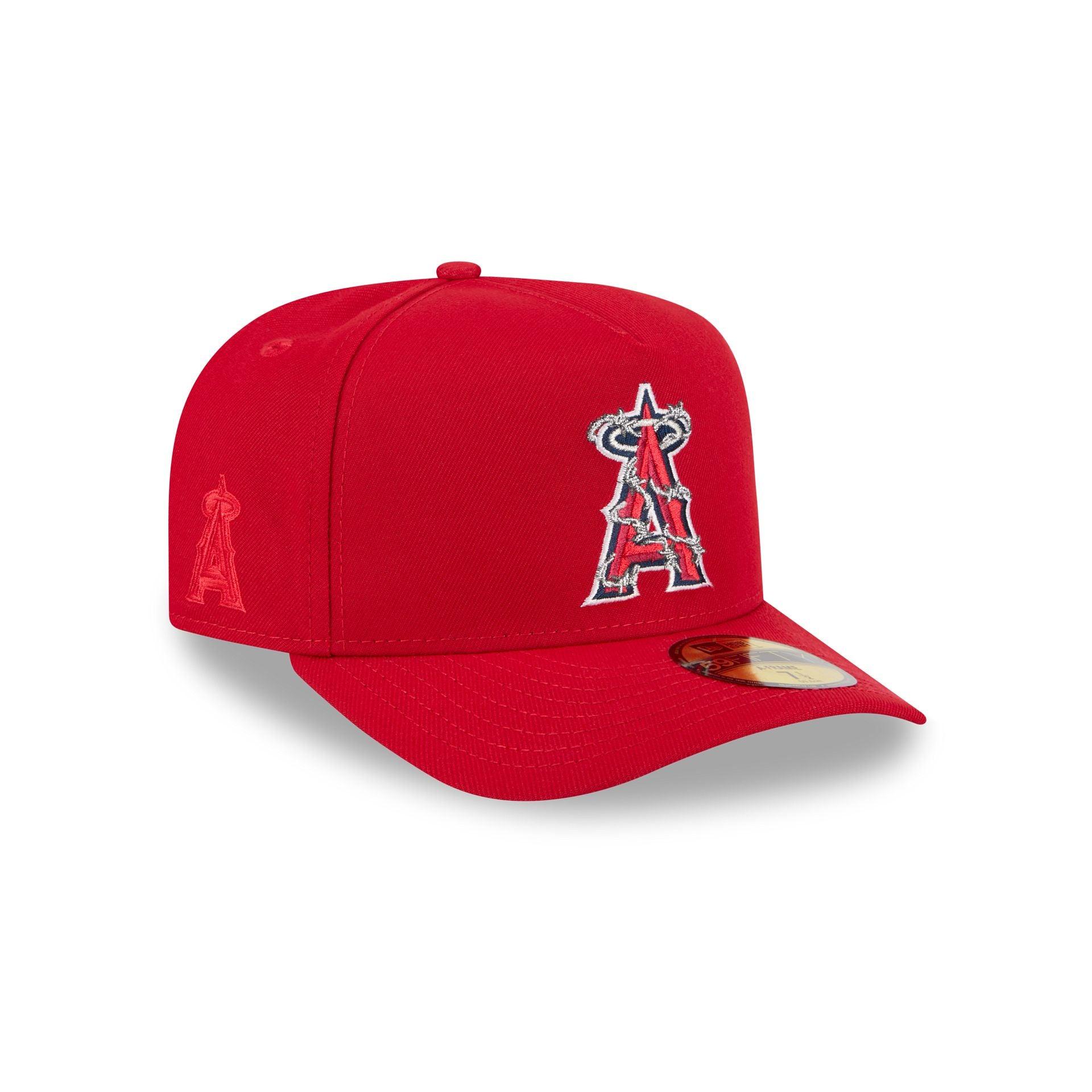 Los Angeles Angels Barbed Wire 59FIFTY A-Frame Fitted Hat Male Product Image