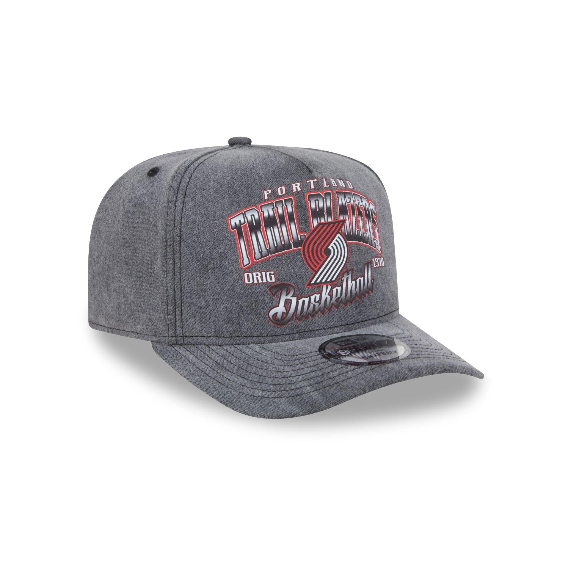 Portland Trail Blazers Washed 9FIFTY A-Frame Snapback Hat Male Product Image