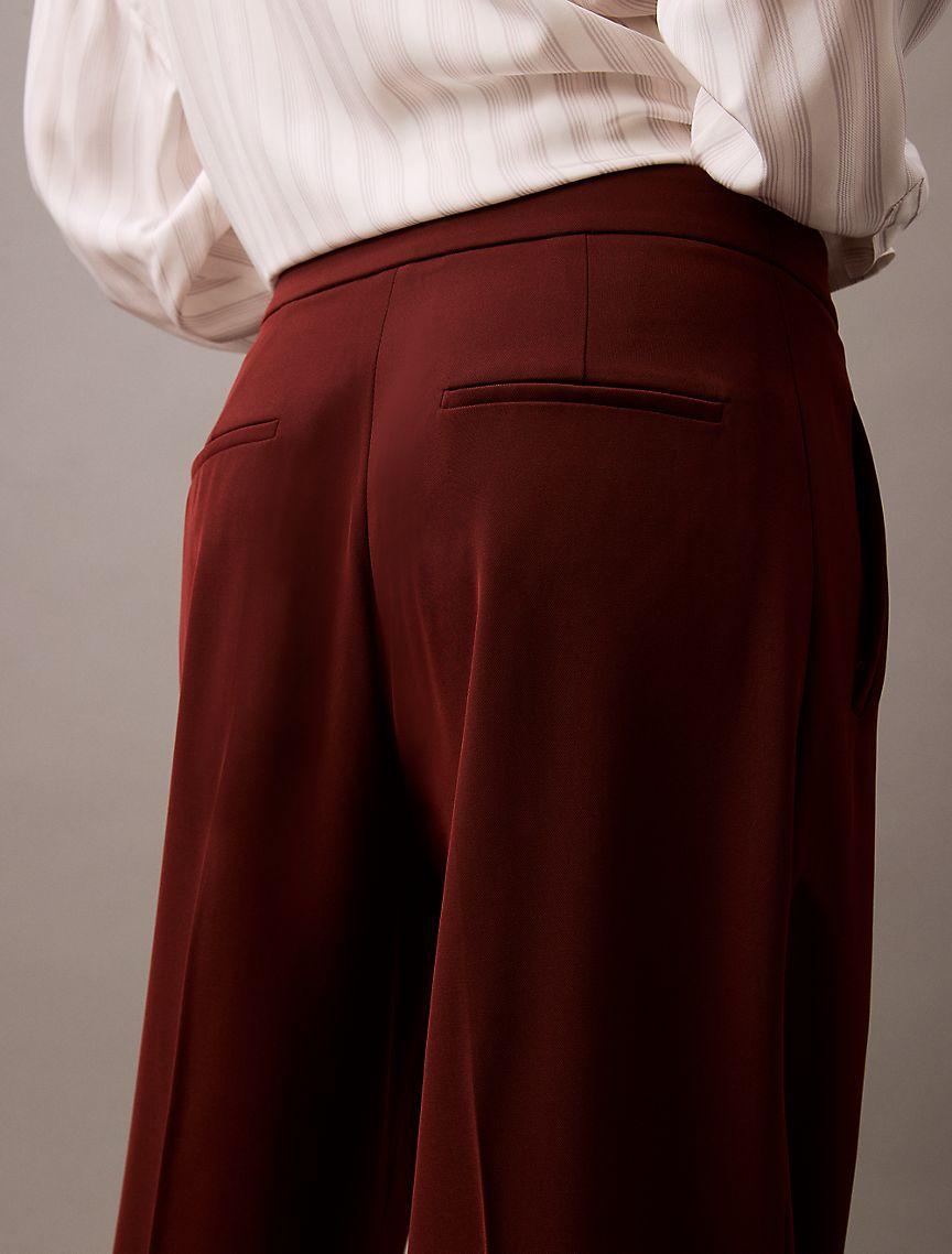 Soft Crepe Pleated Trouser Product Image
