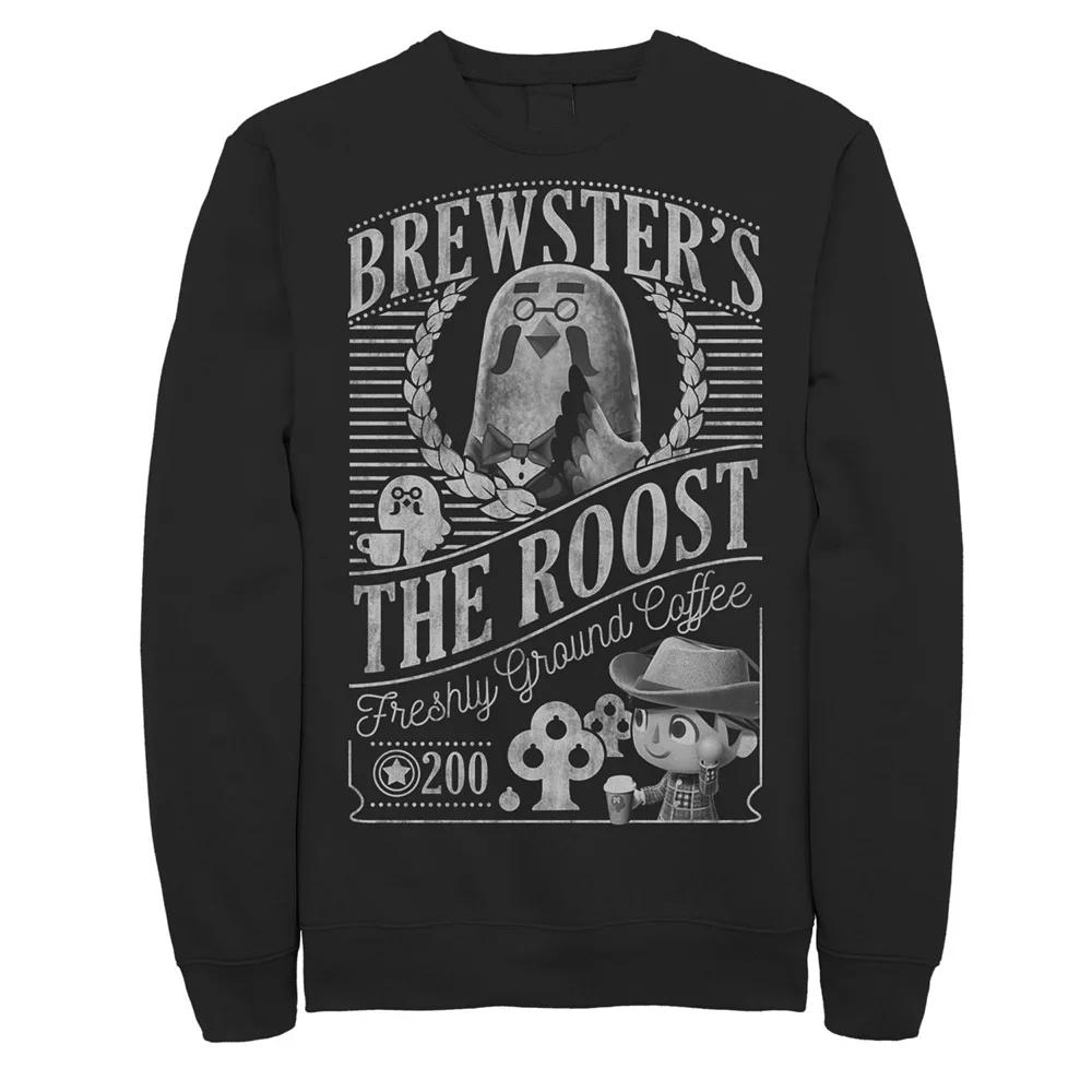 Men's Nintendo Animal Crossing Brewster's The Roost Sweatshirt,  Product Image