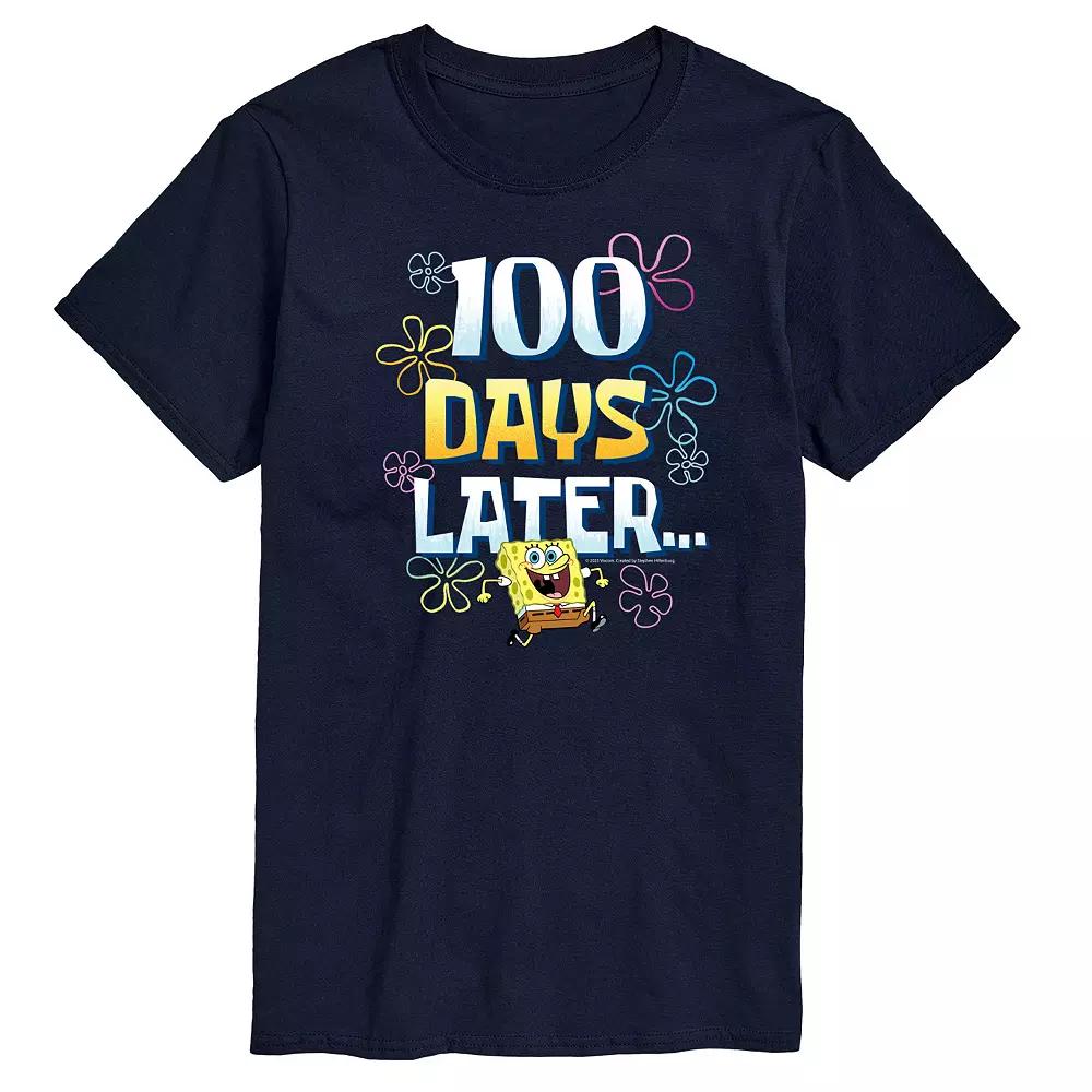 Men's SpongeBob SquarePants 100 Days Later Graphic Tee,  Product Image
