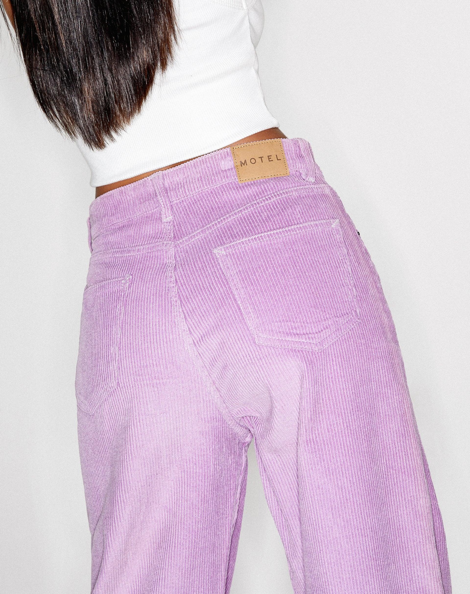 Parallel Trouser in Cord Lilac Product Image