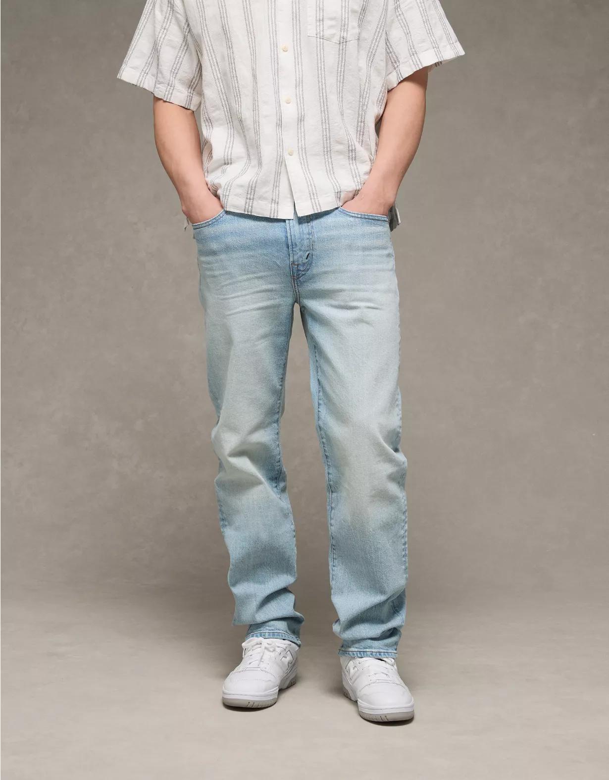 AE EasyFlex +TENCEL™ Fibers Relaxed Straight Jean Product Image