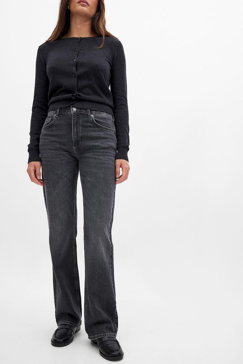 Straight Mid Waist Jeans Product Image