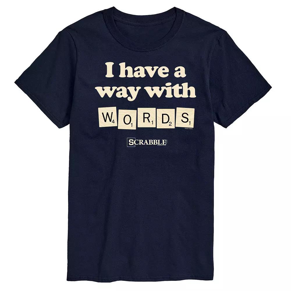 Men's Scrabble I Have a Way With Words Graphic Tee by Hasbro,  Product Image