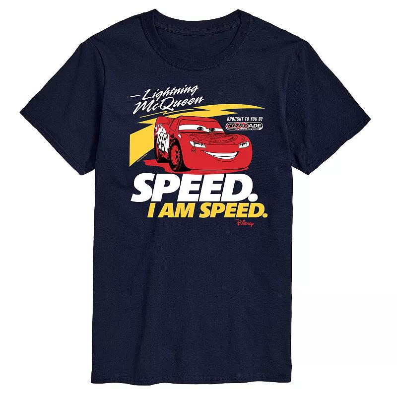 Disney / Pixar's Lightening McQueen Cars Men's Speed I am Speed Graphic Tee,  Product Image