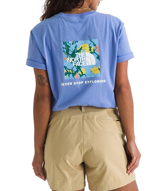 The North Face Crew Neck Rib Knit Short Sleeve Box Tee Product Image