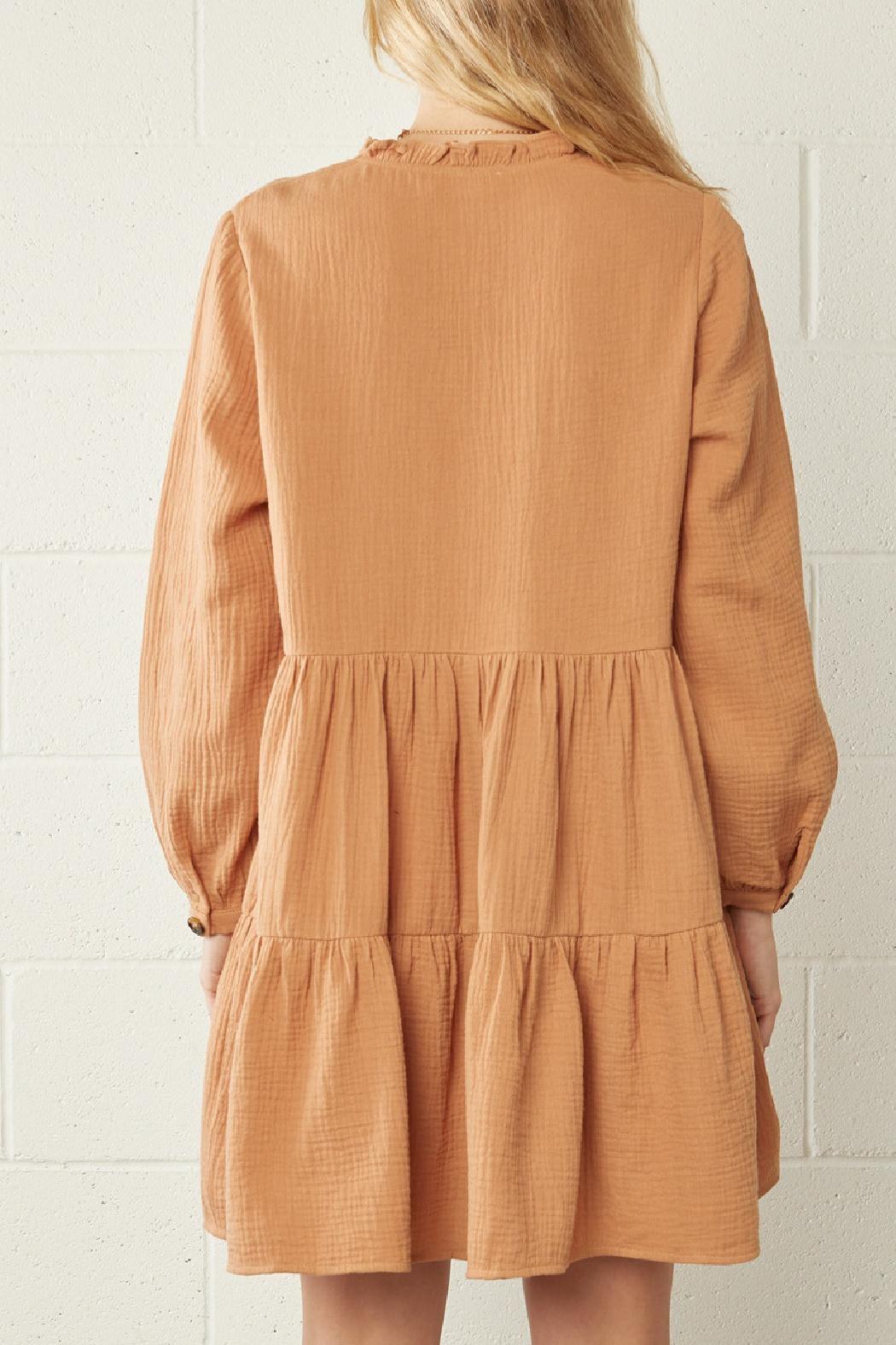 Tiered Button Down Dress Product Image