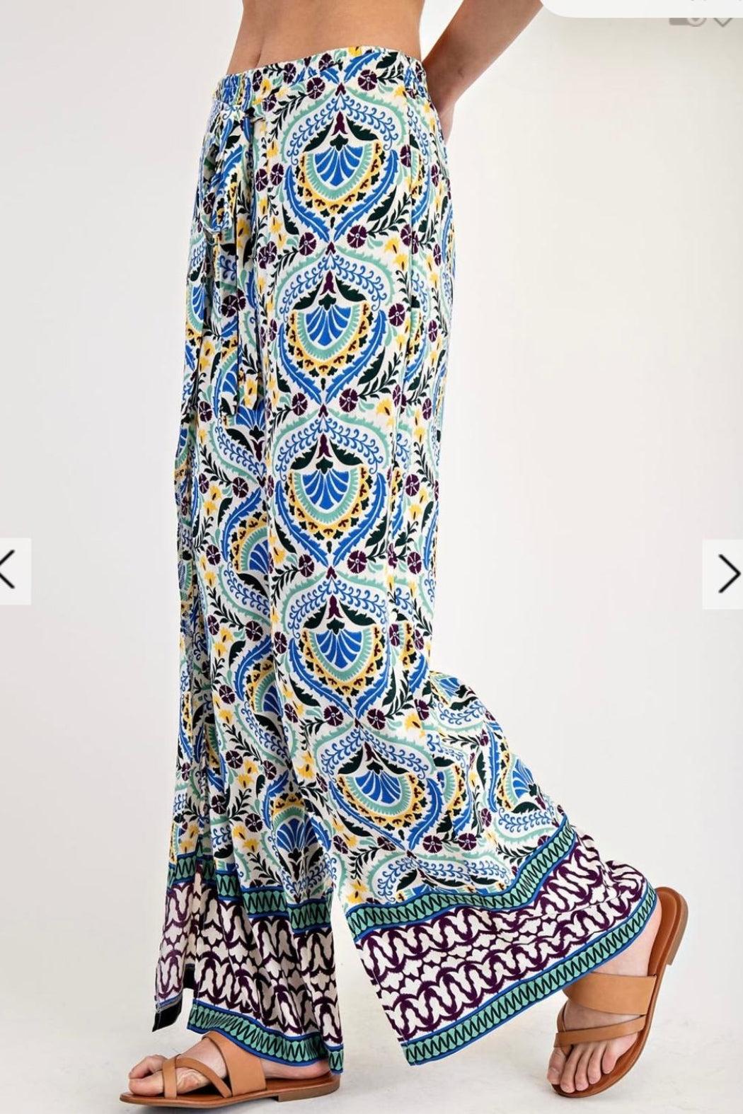 Pants, Tulip Print Product Image