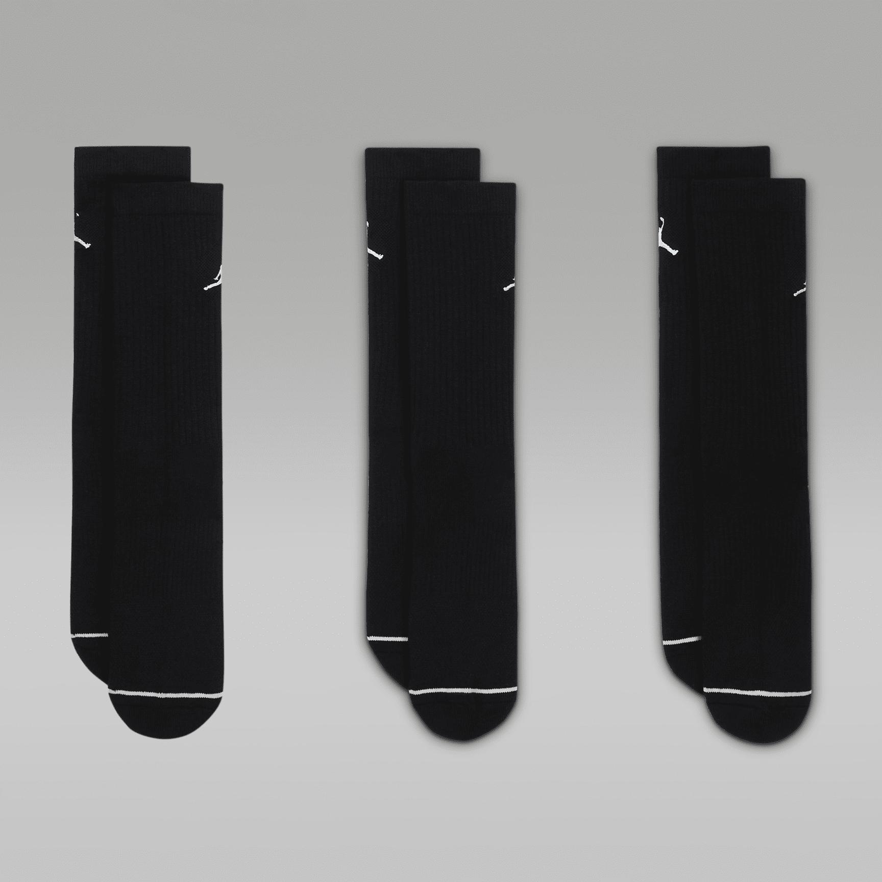 Jordan Everyday Crew Socks (3 pairs) | DX9632-010 Product Image