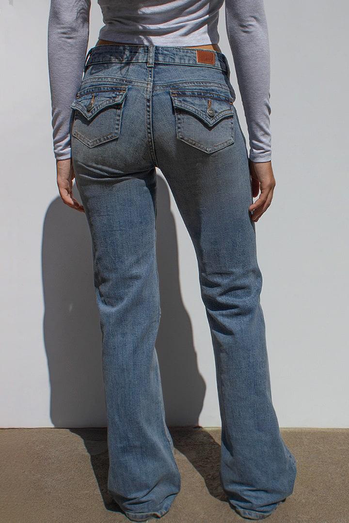 Low waist flared jeans Product Image