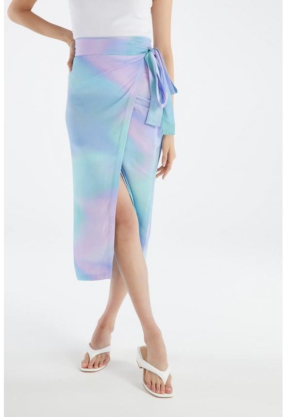 JustFab Margaux Platform Loafer Pump Womens Black/ White Size 8.5 Product Image