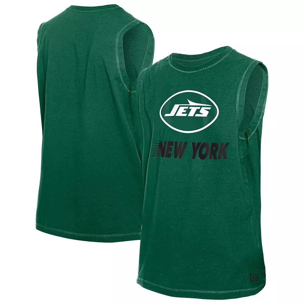 Men's New Era Green New York Jets Leisure Collection Tank Top,  Product Image