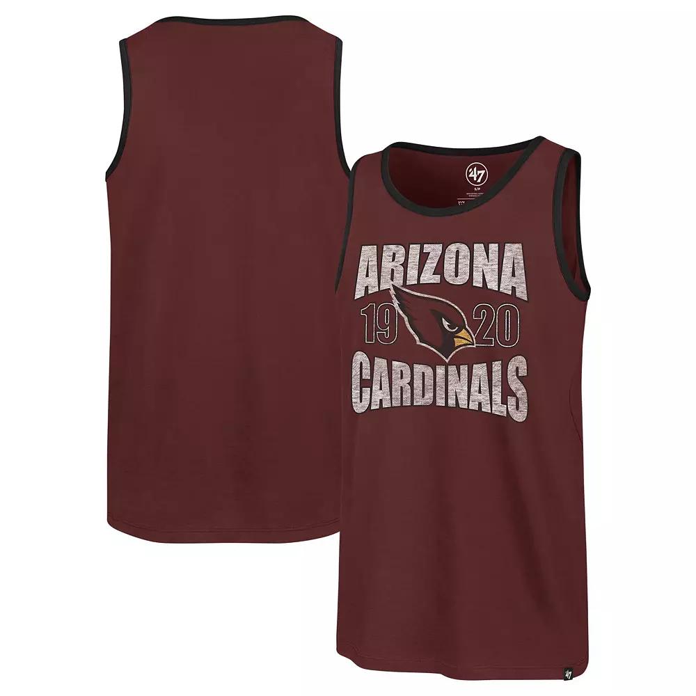 Men's '47 Cardinal Arizona Cardinals Upload Franklin Tank Top, Size: Large, Red Product Image