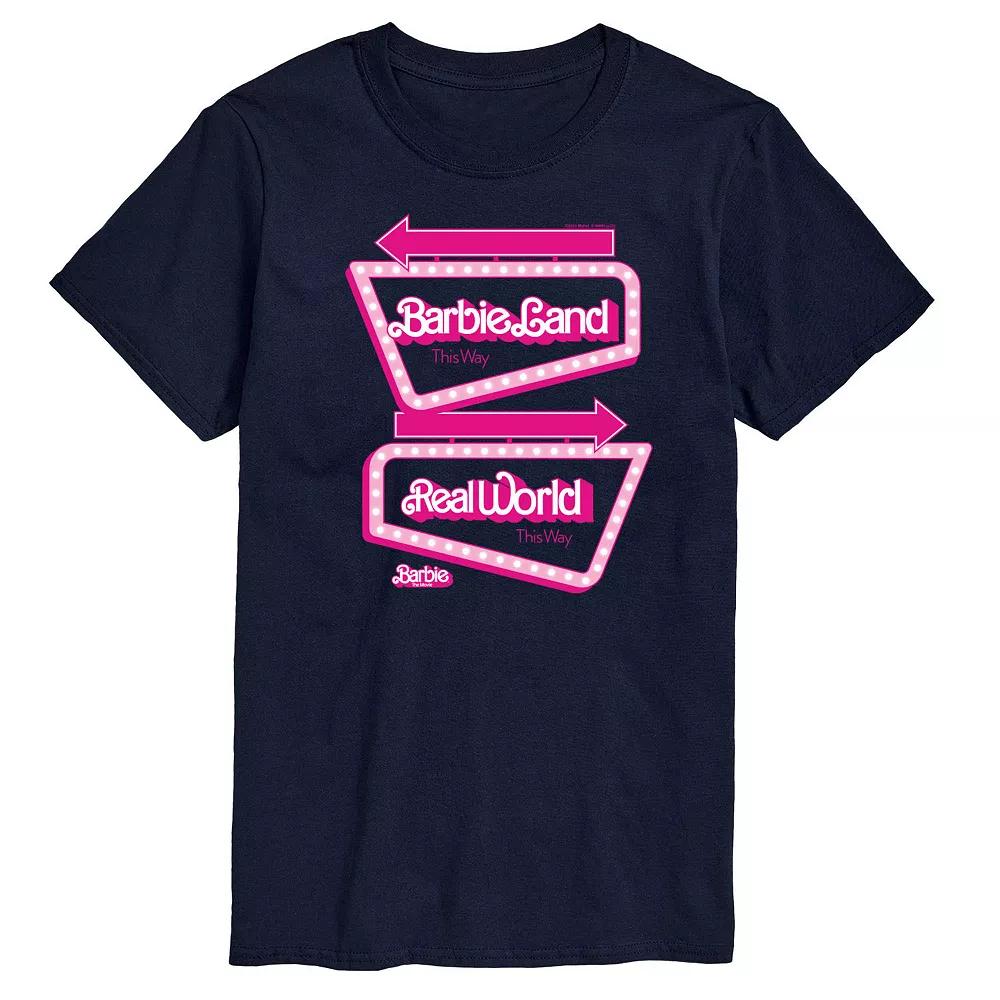 Big & Tall Barbie™ The Movie Barbieland Graphic Tee, Men's,  Product Image