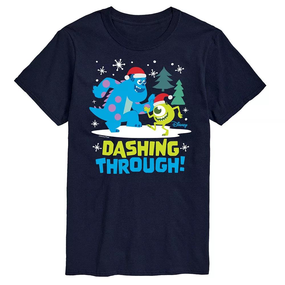 Disney / Pixar's Monsters Inc Big & Tall Dashing Through Graphic Tee, Men's,  Product Image