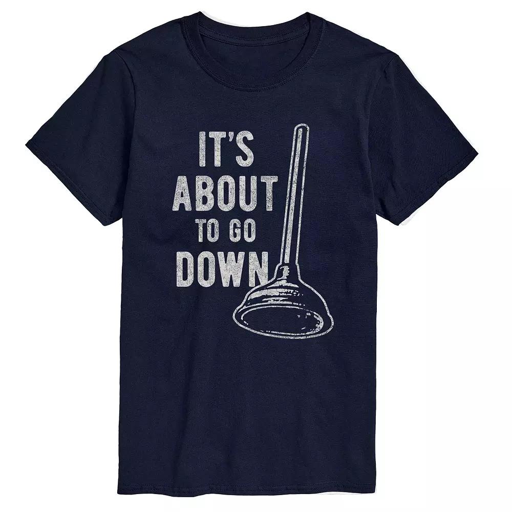 Big & Tall Its About to Go Down Graphic Tee, Men's,  Product Image