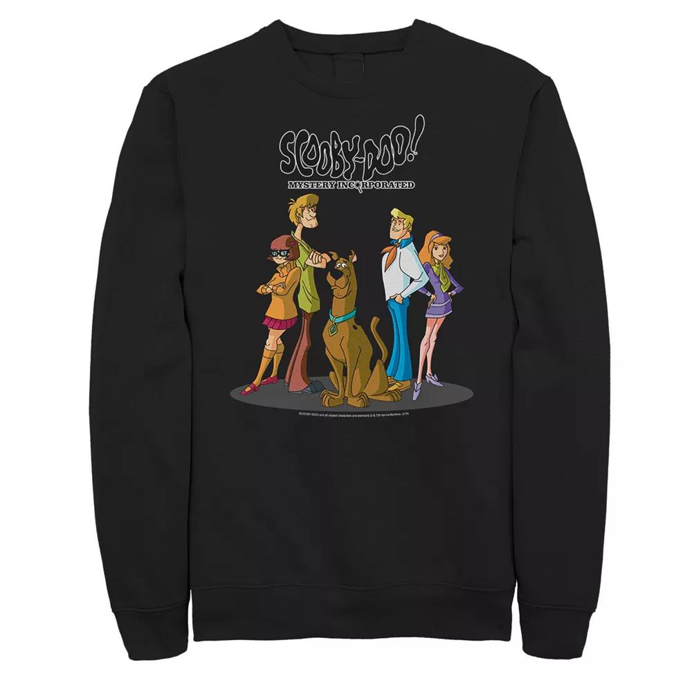 Big & Tall Scooby-Doo Mystery Incorporated Mystery Gang Portrait Graphic Fleece Pullover, Men's,  Product Image