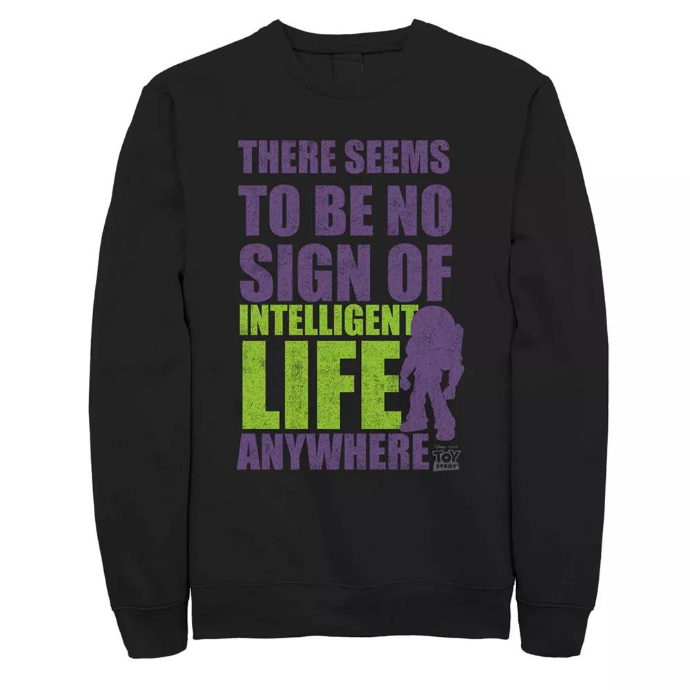 Men's Disney Pixar Toy Story Buzz No Sign Of Intelligent Life Fleece Sweater,  Product Image