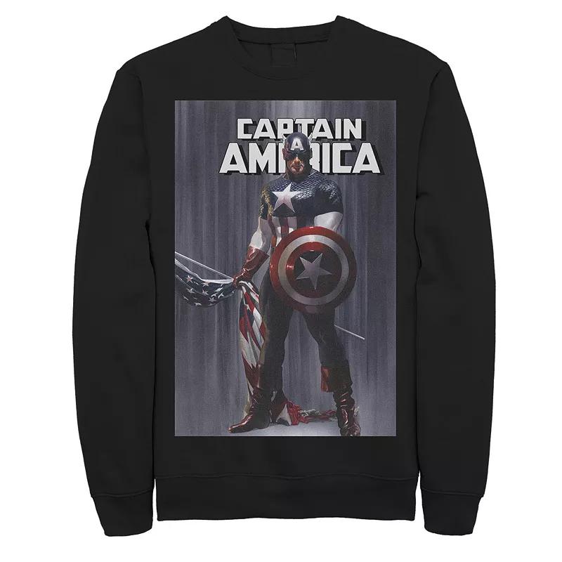 Juniors Marvel Captain America Flag Poster Fleece, Girls Product Image