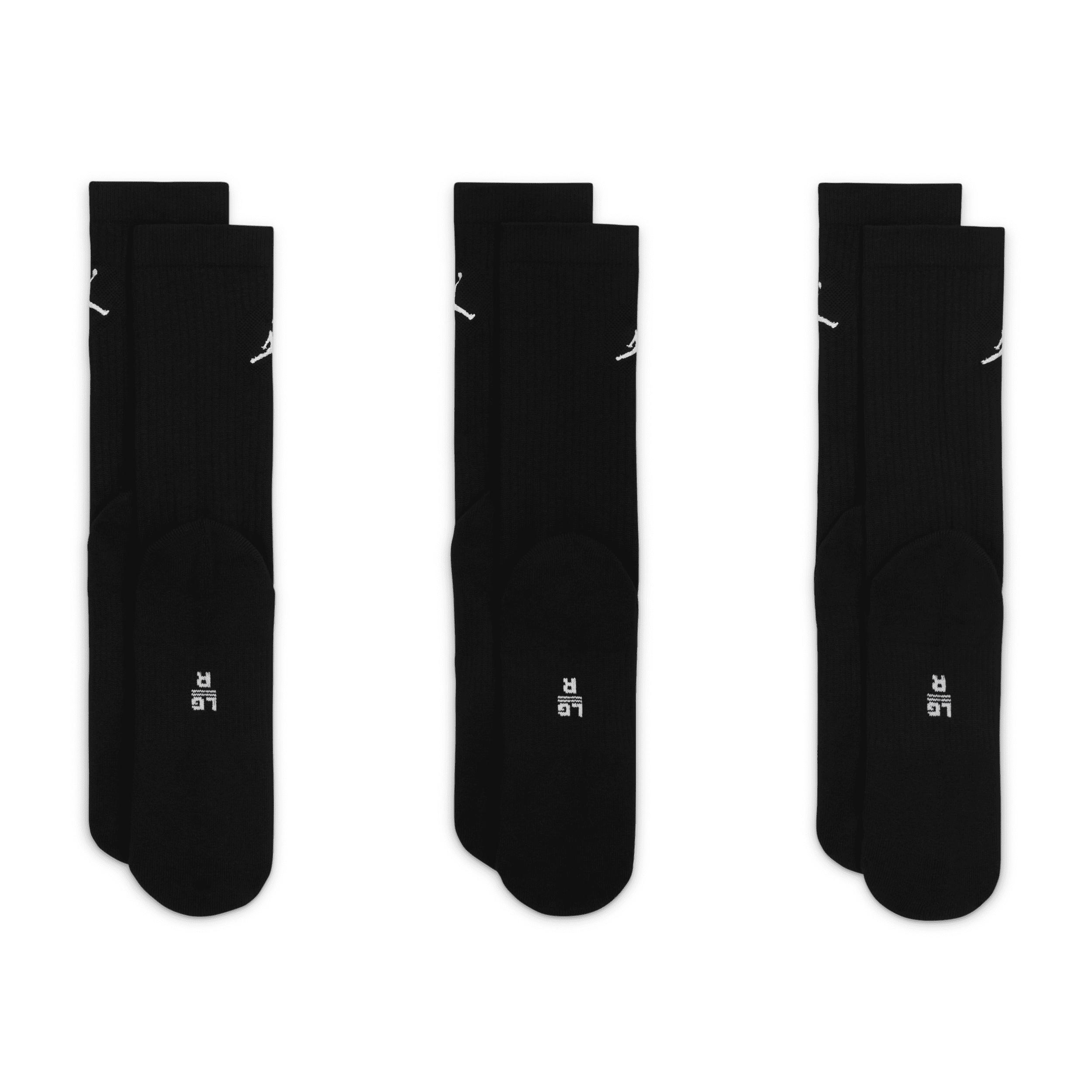 Jordan Everyday Crew Socks (3 pairs) | DX9632-010 Product Image