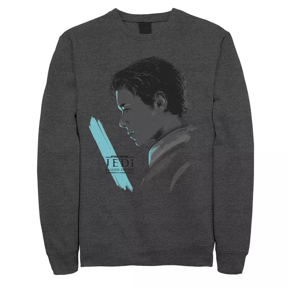 Men's Jedi: Fallen Order Blue Light Saber Fleece,  Product Image