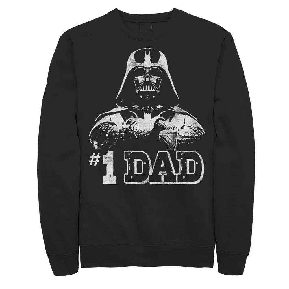 Men's Star Wars Vader #1 Dad Vintage Father's Day Sweatshirt,  Product Image