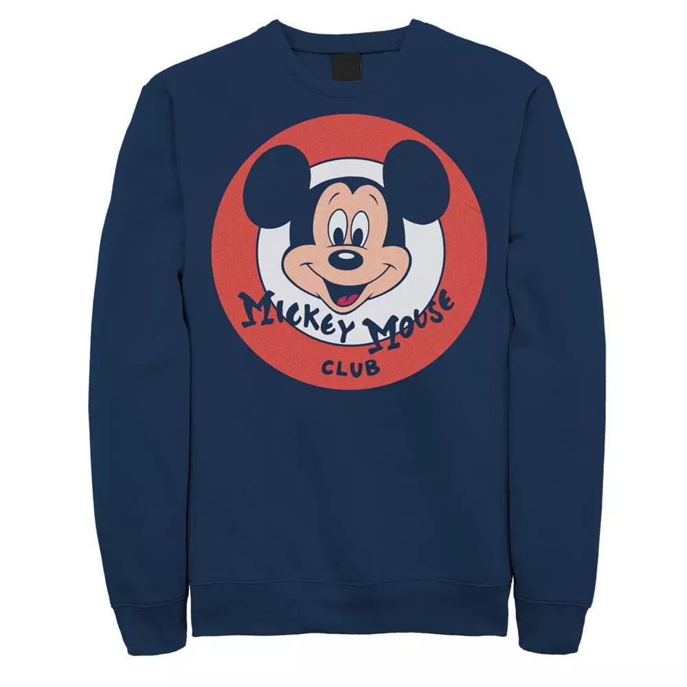 Disney's Mickey Mouse Big & Tall Mickey Mouse Club Head Badge Graphic Fleece, Men's,  Product Image