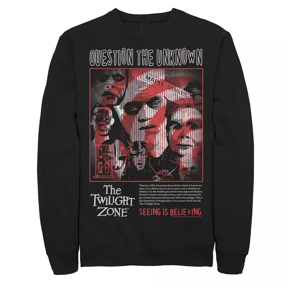 Men's The Twilight Zone Question The Unknown Sweatshirt,  Product Image