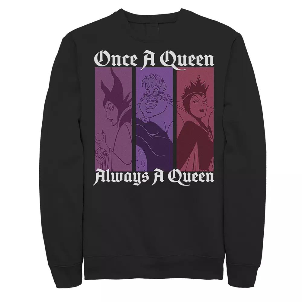 Disney Villains Men's Once A Queen Always A Queen Sweatshirt,  Product Image