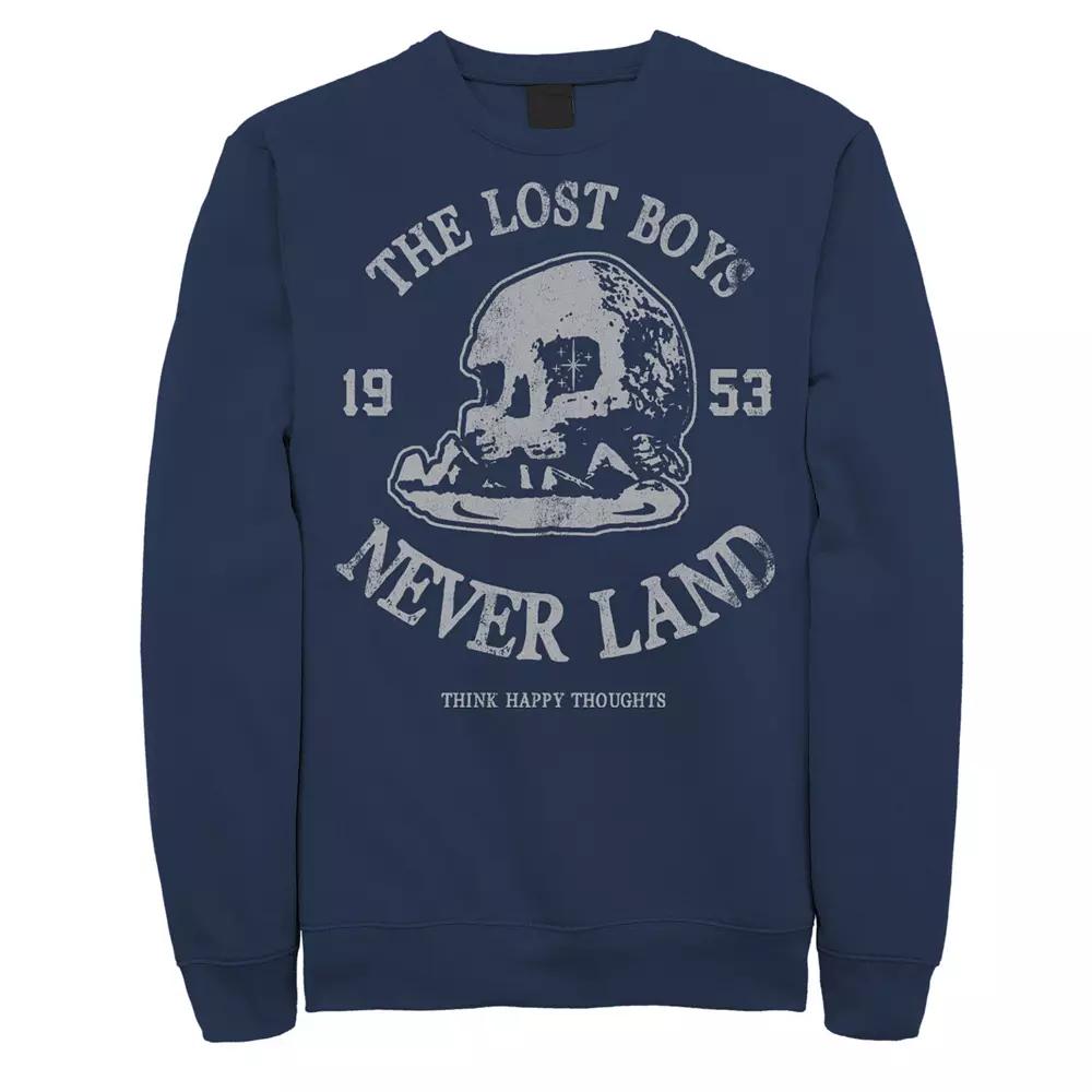 Disney's Peter Pan The Lost Boys Men's Never Land 1953 Skull Island Sweatshirt,  Product Image