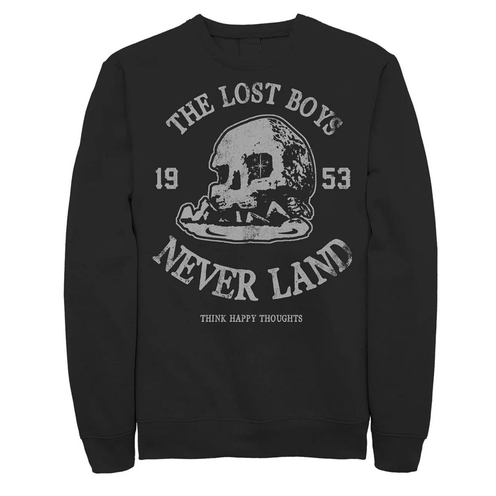 Disney's Peter Pan The Lost Boys Men's Never Land 1953 Skull Island Sweatshirt,  Product Image