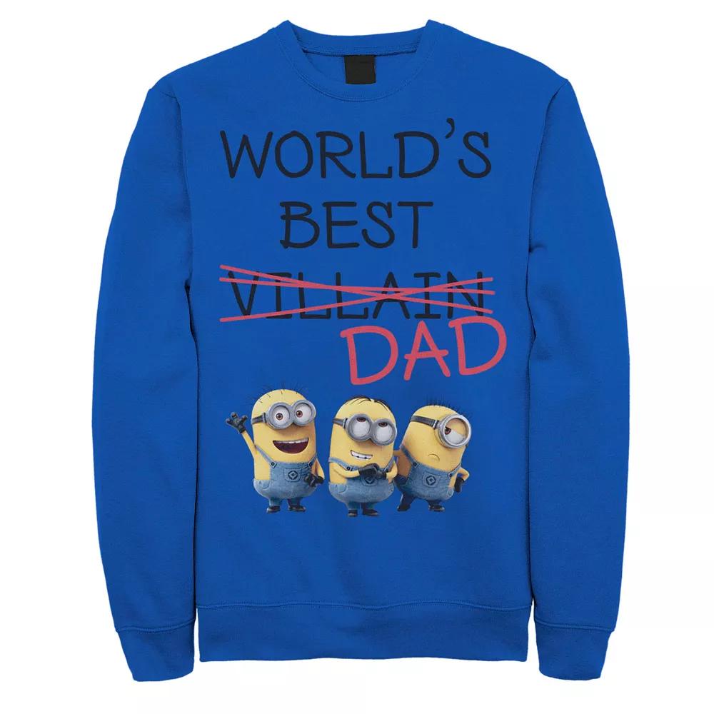 Men's Despicable Me Minions Crossed Out Villain Sweatshirt,  Product Image
