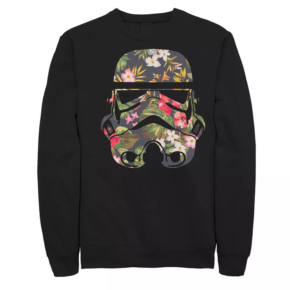 Big & Tall Star Wars Stormtrooper Flower Filled Helmet Fleece Sweatshirt, Men's,  Product Image