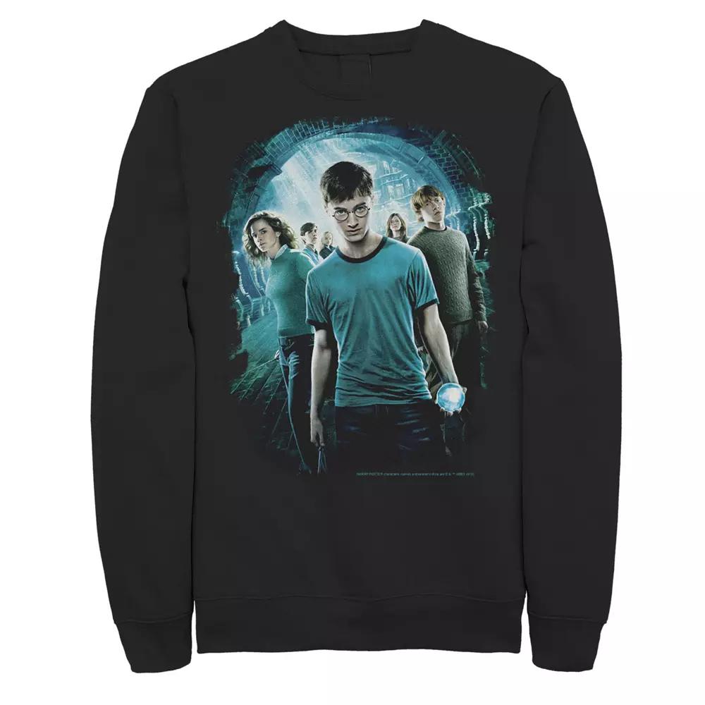 Men's Harry Potter Department Of Mysteries Group Shot Fleece Graphic Pullover,  Product Image