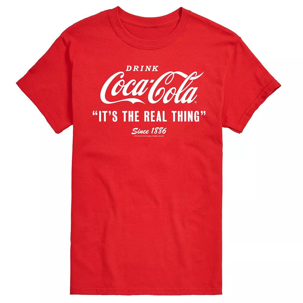 Men's Coca-Cola Its A Real Thing Graphic Tee,  Product Image