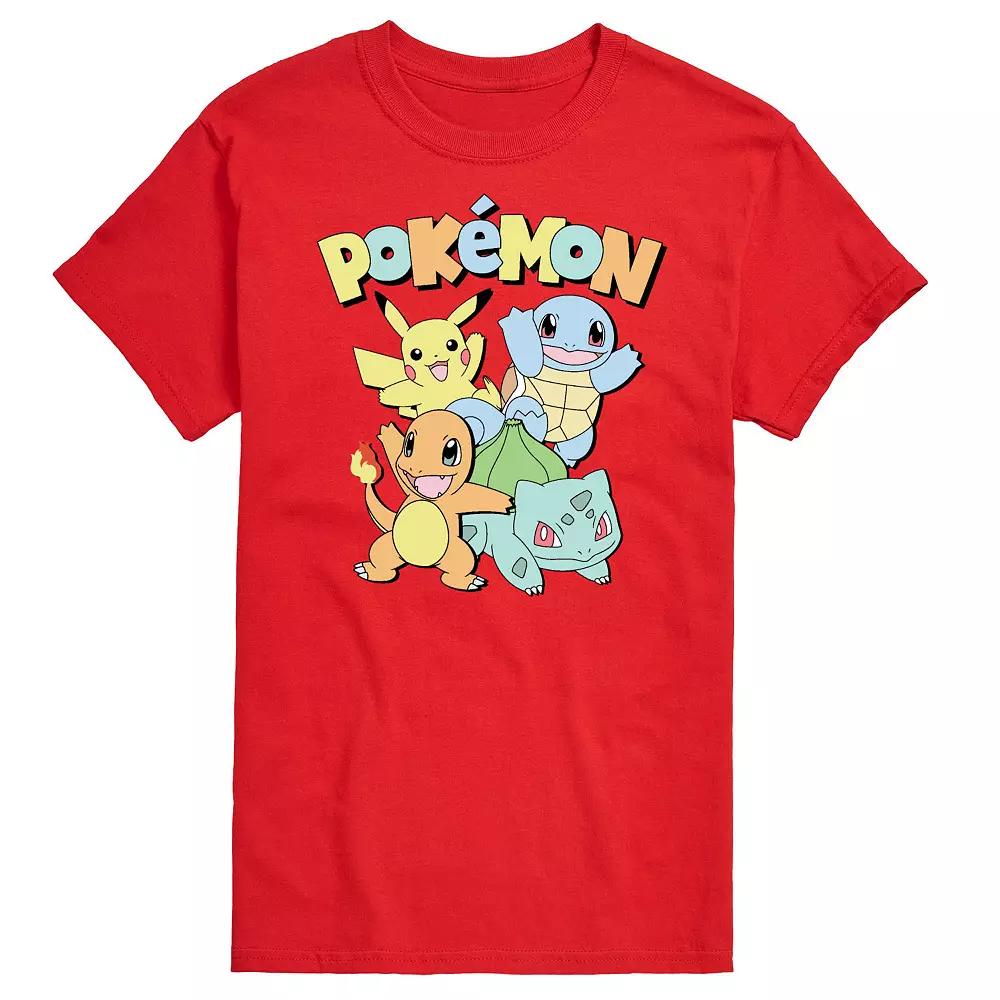 Big & Tall Pokémon Muted Graphic Tee, Men's,  Product Image