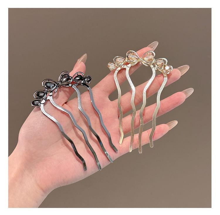 Bow Bow Hair Fork Product Image