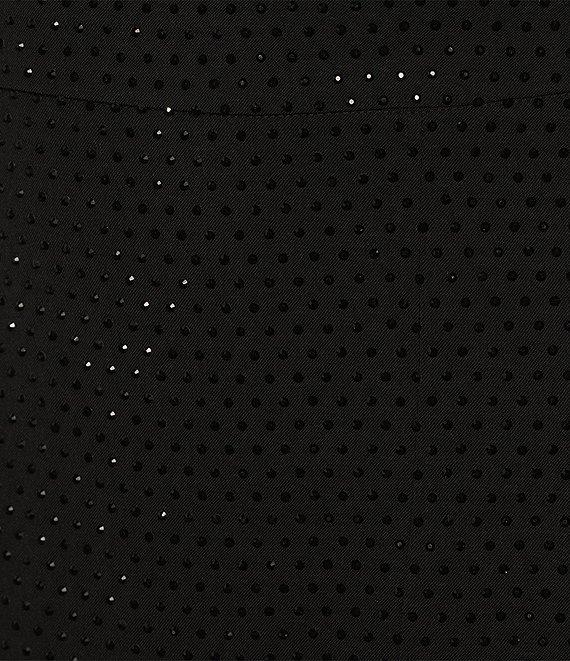 Skies Are Blue Rhinestone High Waist Mini Skirt Product Image