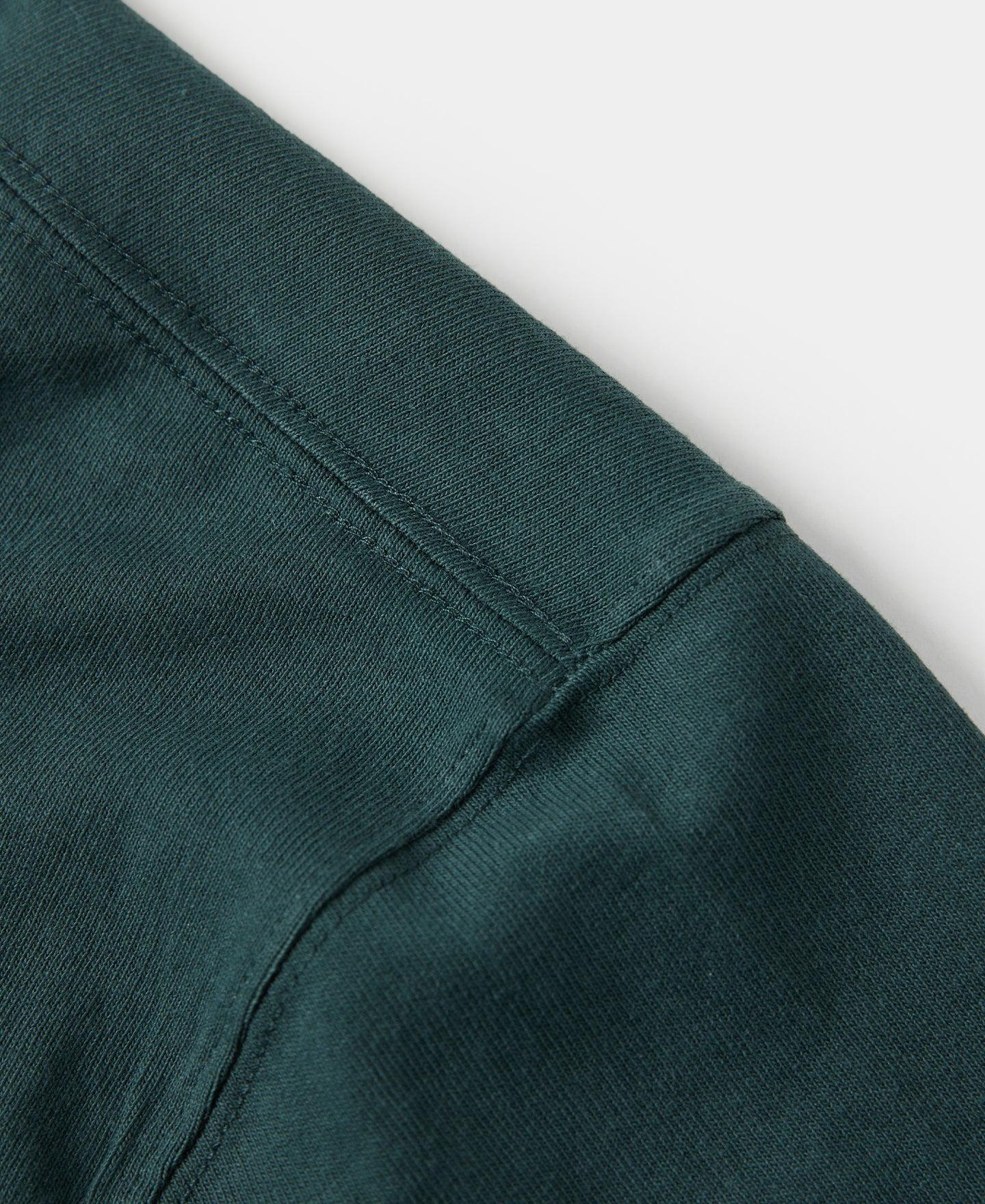 9 oz Cotton Tubular T-Shirt - Dark Green Product Image