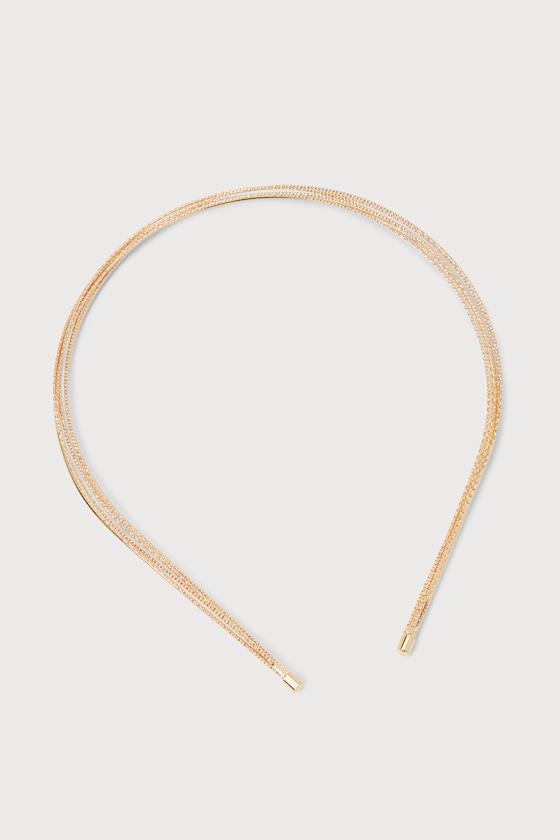 Charming Shine Gold Headband Product Image