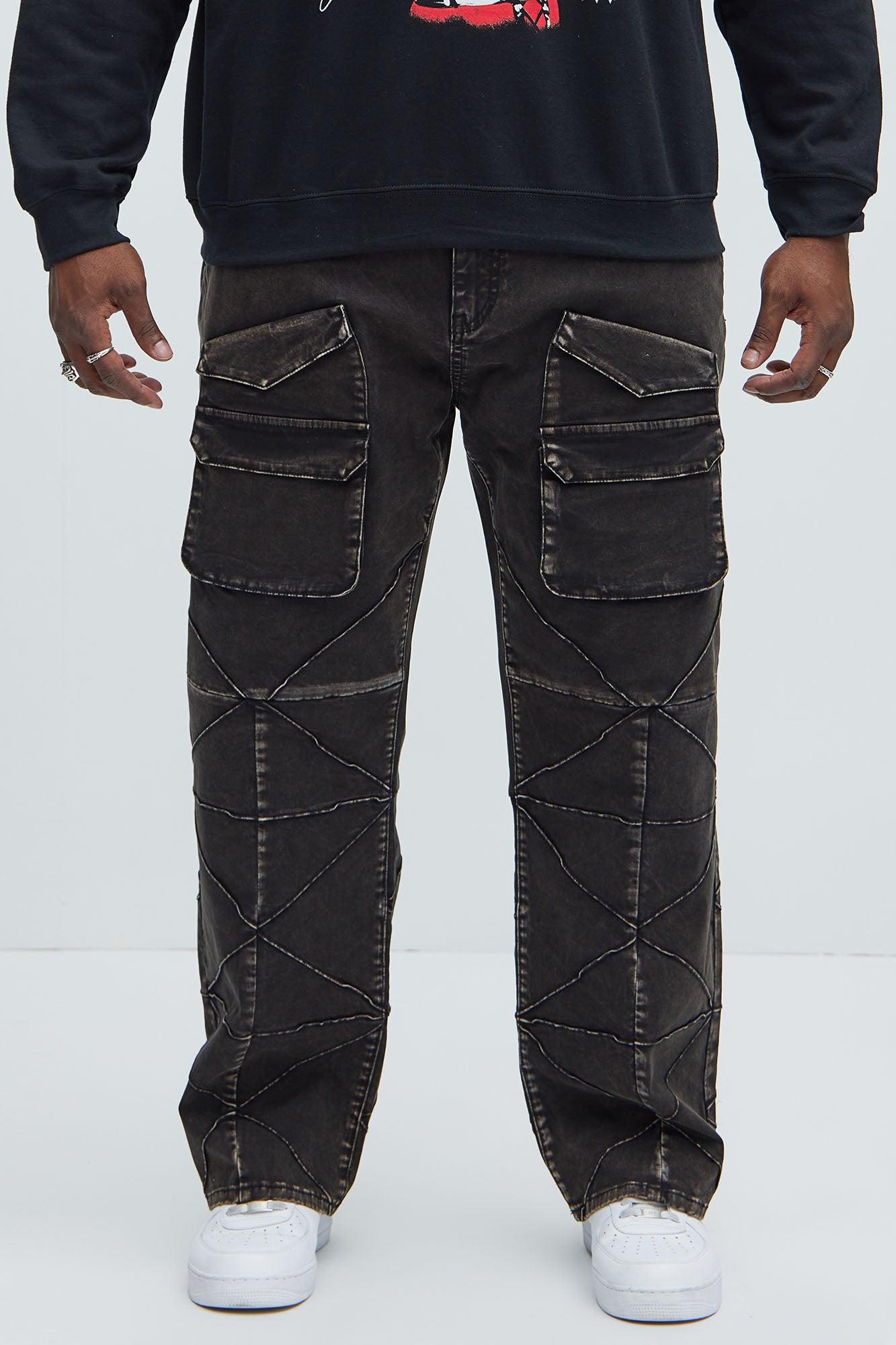 Go Time Straight Cargo Jeans - Black Product Image