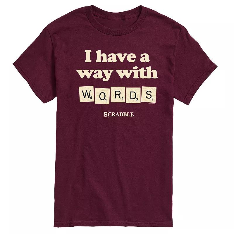 Men's Scrabble I Have a Way With Words Graphic Tee by Hasbro,  Product Image