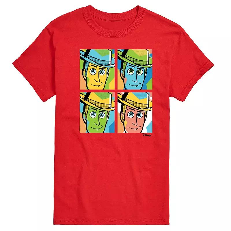 Disney / Pixar's Toy Story Woody Men's Grid Graphic Tee,  Product Image