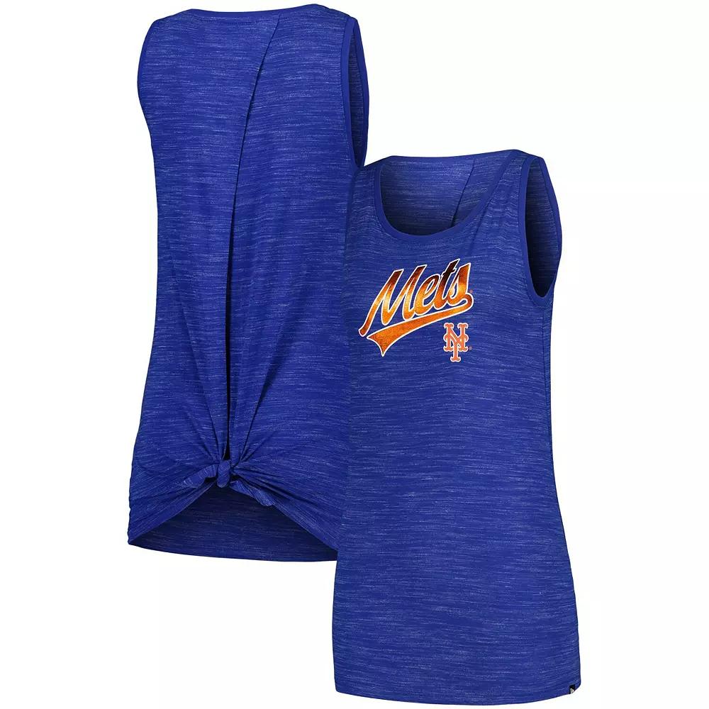 Women's New Era Royal New York Mets Space-Dye Active Tank Top,  Product Image