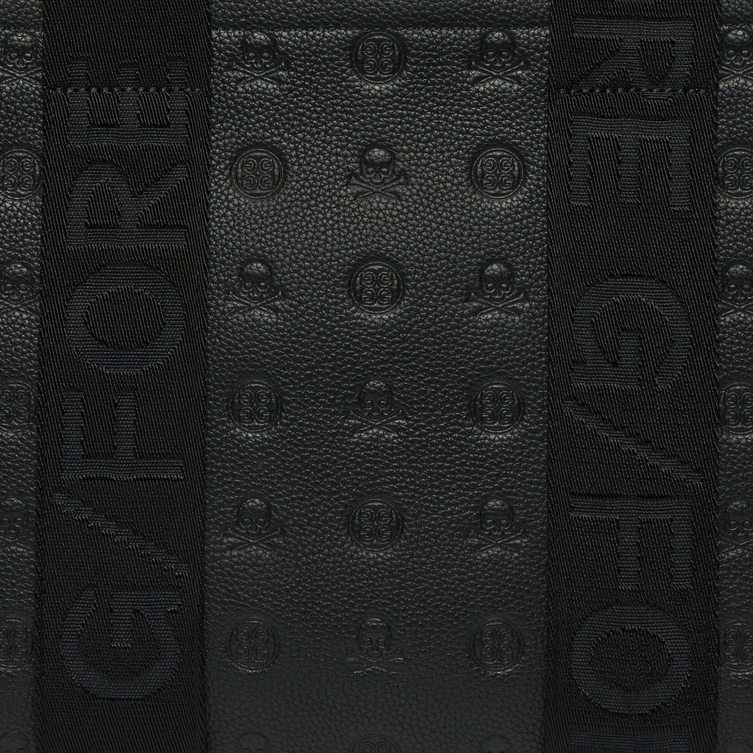 CIRCLE G'S EMBOSSED LEATHER SQUARE BAG Product Image