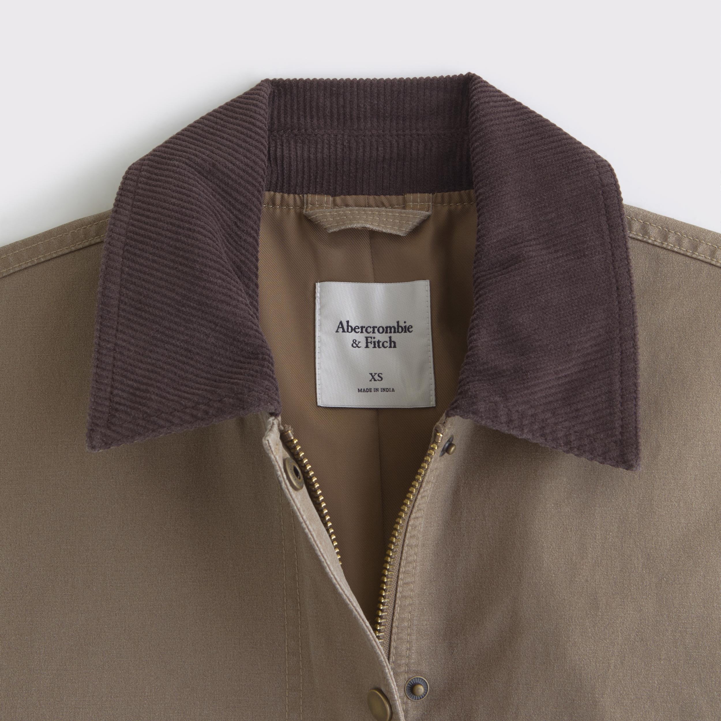 Mid-Length Waxed Barn Jacket Product Image