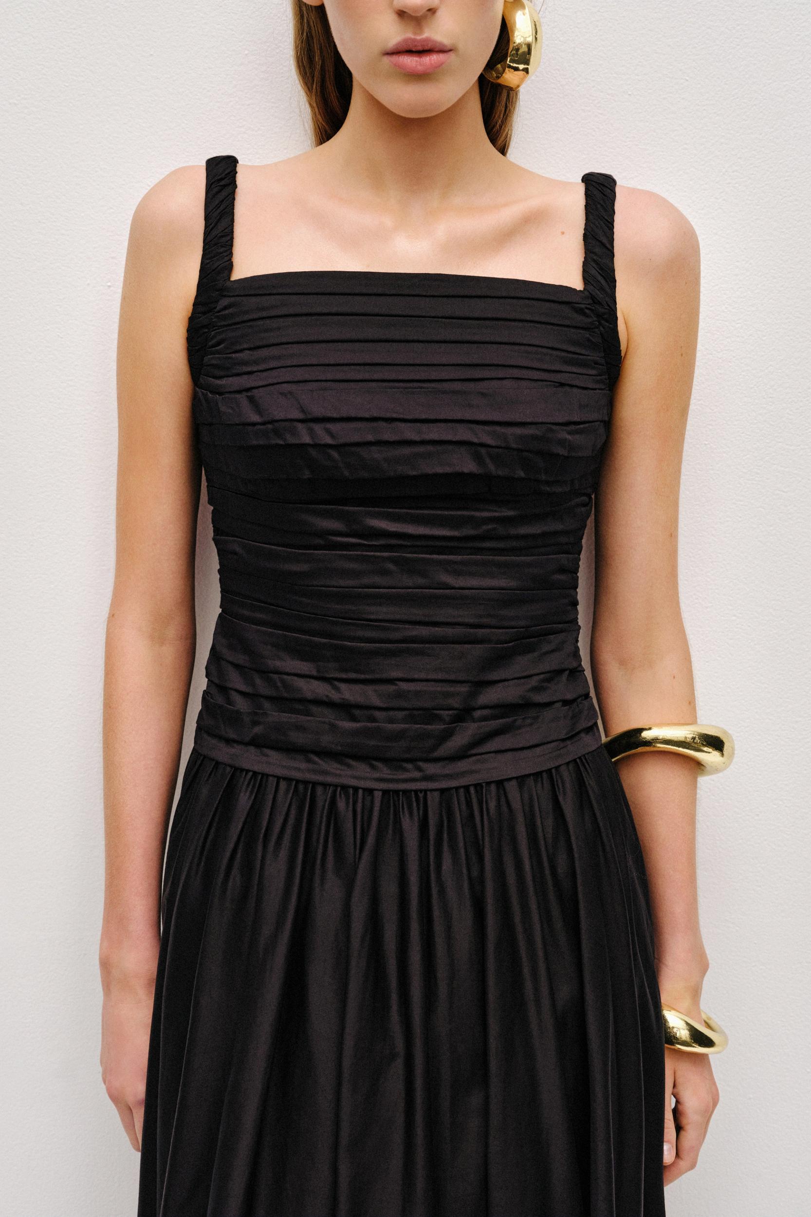 Star Midi Dress-BLACK / 4 Product Image