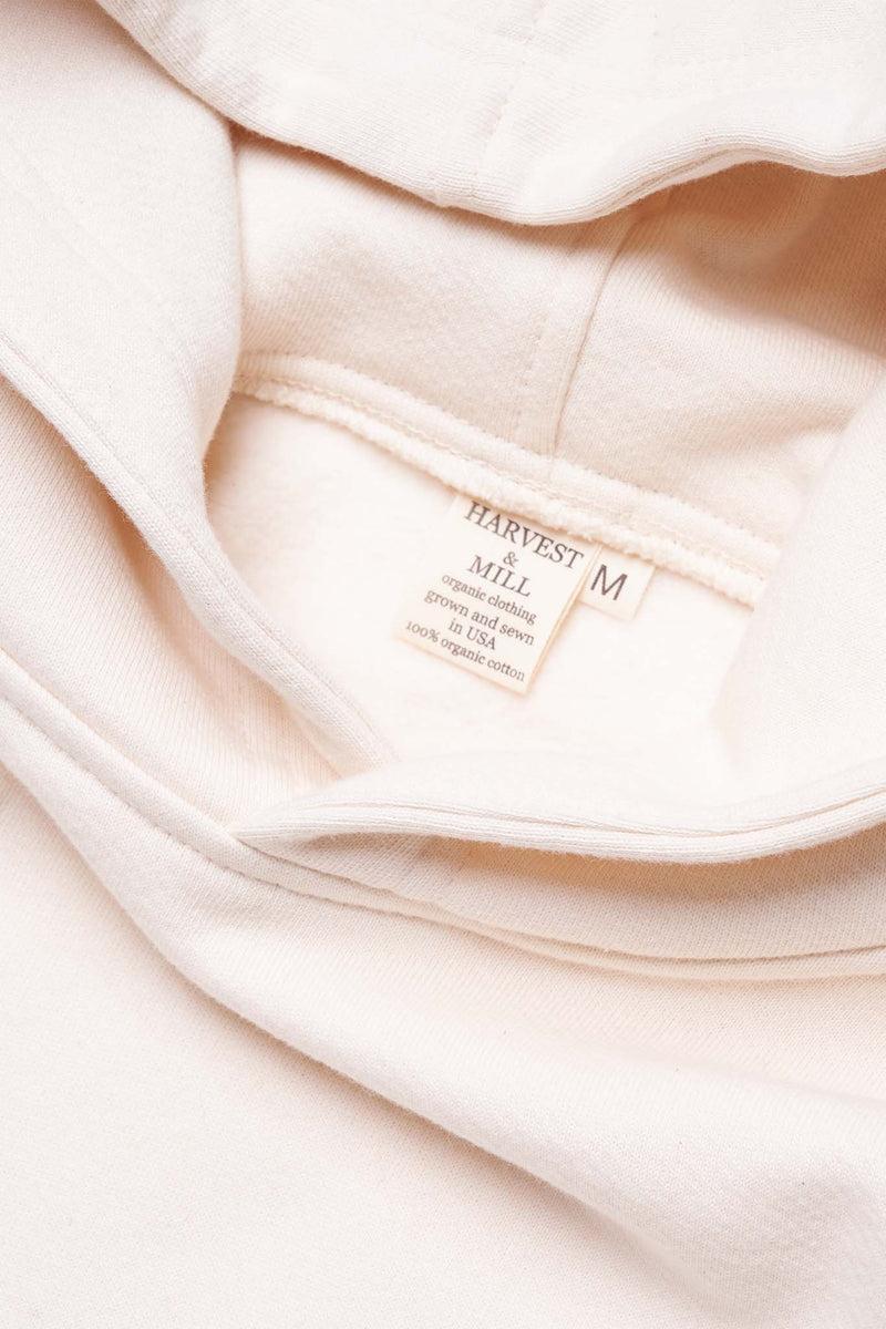 Women's Organic Hoodie Sweatshirt in Natural Product Image