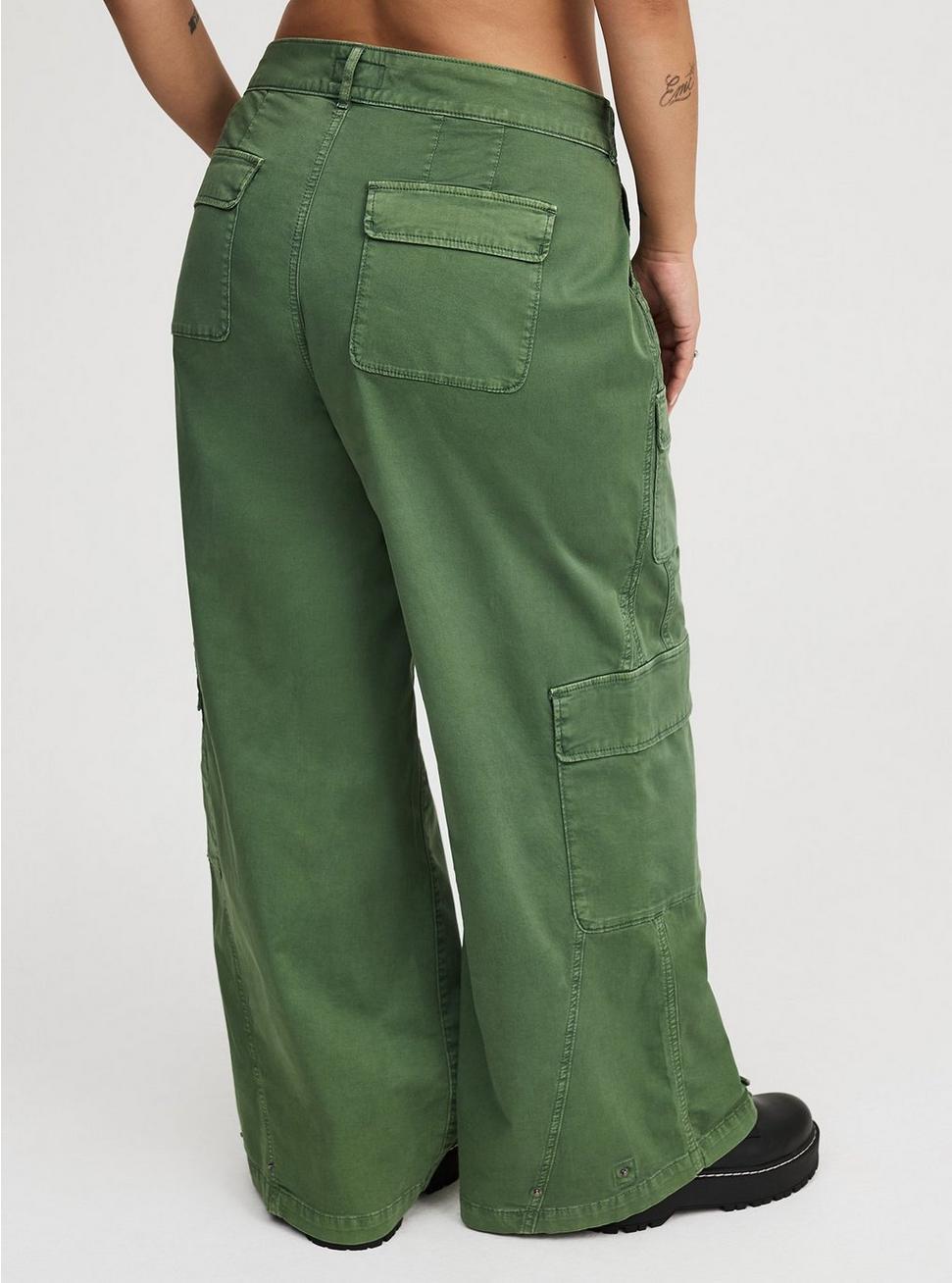 High Rise Baggy Cargo Wide Leg Pant Product Image